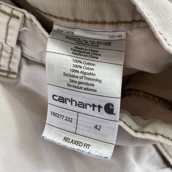 Carhartt Khaki Cargo Shorts - Picture 4 of 6